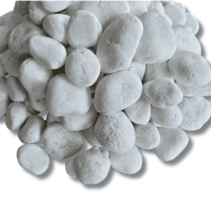 Snow White Pebble's Stone (Un-Polish)